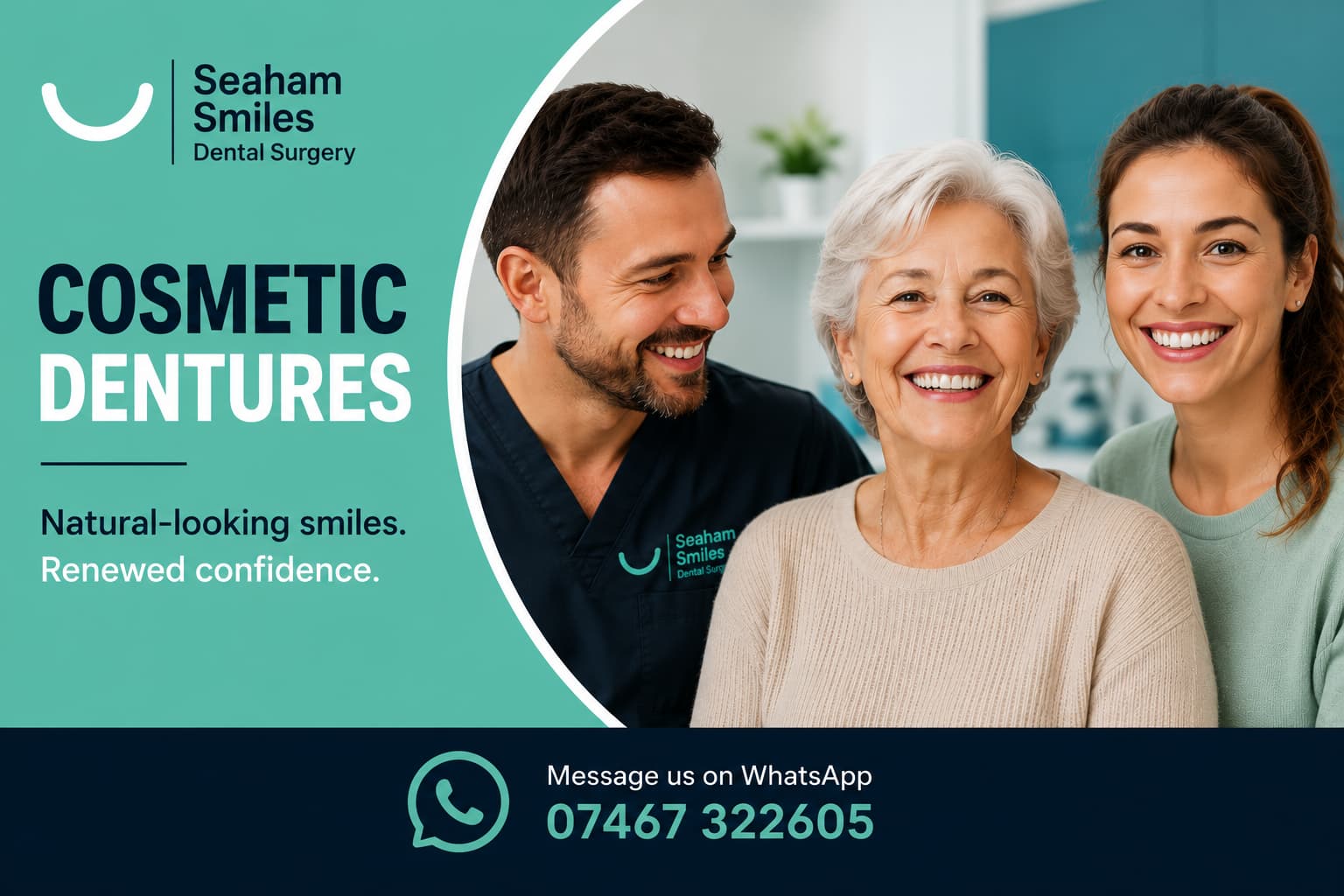 Cosmetic Dentures in Durham